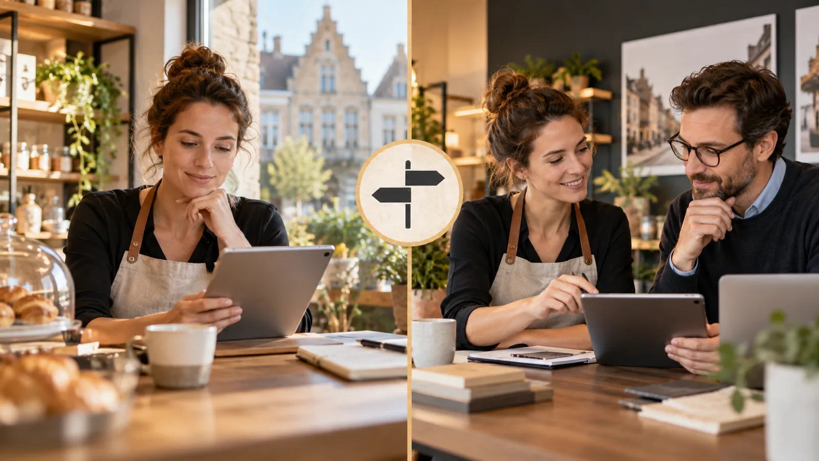 Keuze tussen zelf Google-profiel beheren en uitbesteden