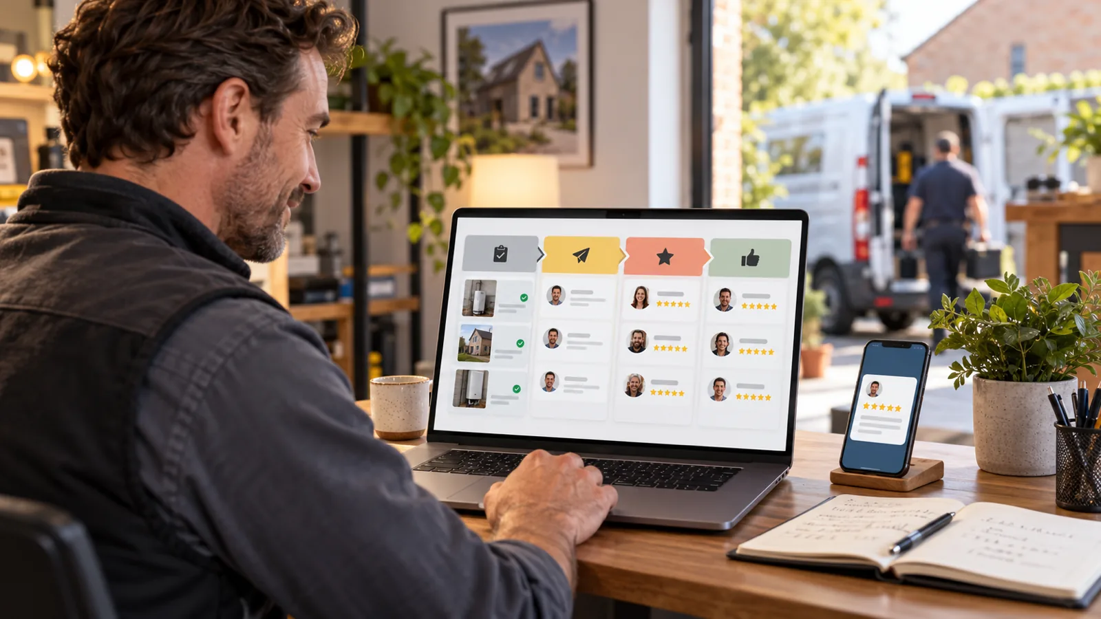 CRM-workflow voor automatische Google-reviewverzoeken