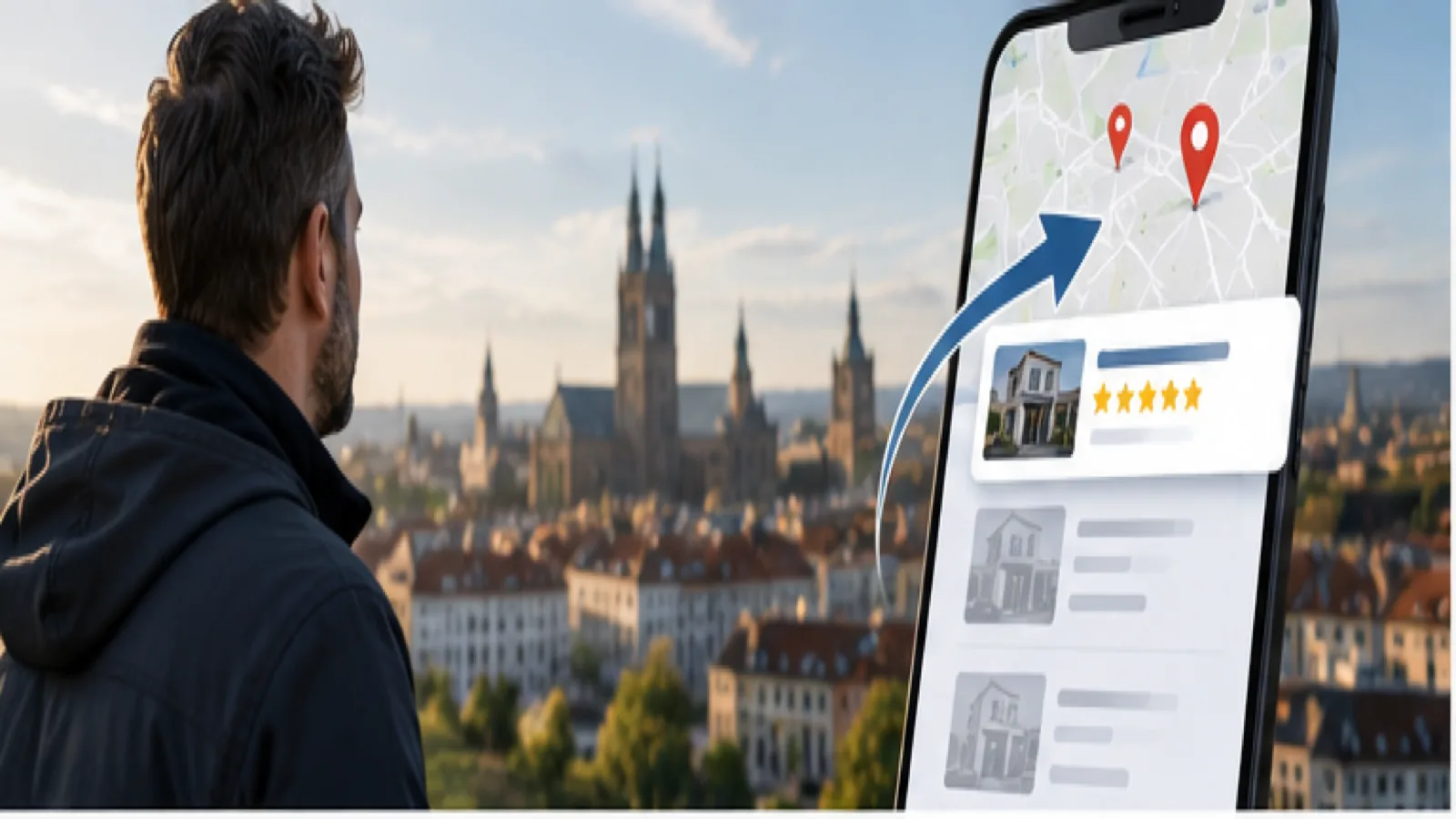Lokale onderneming die hoger zichtbaar wordt in Google Maps